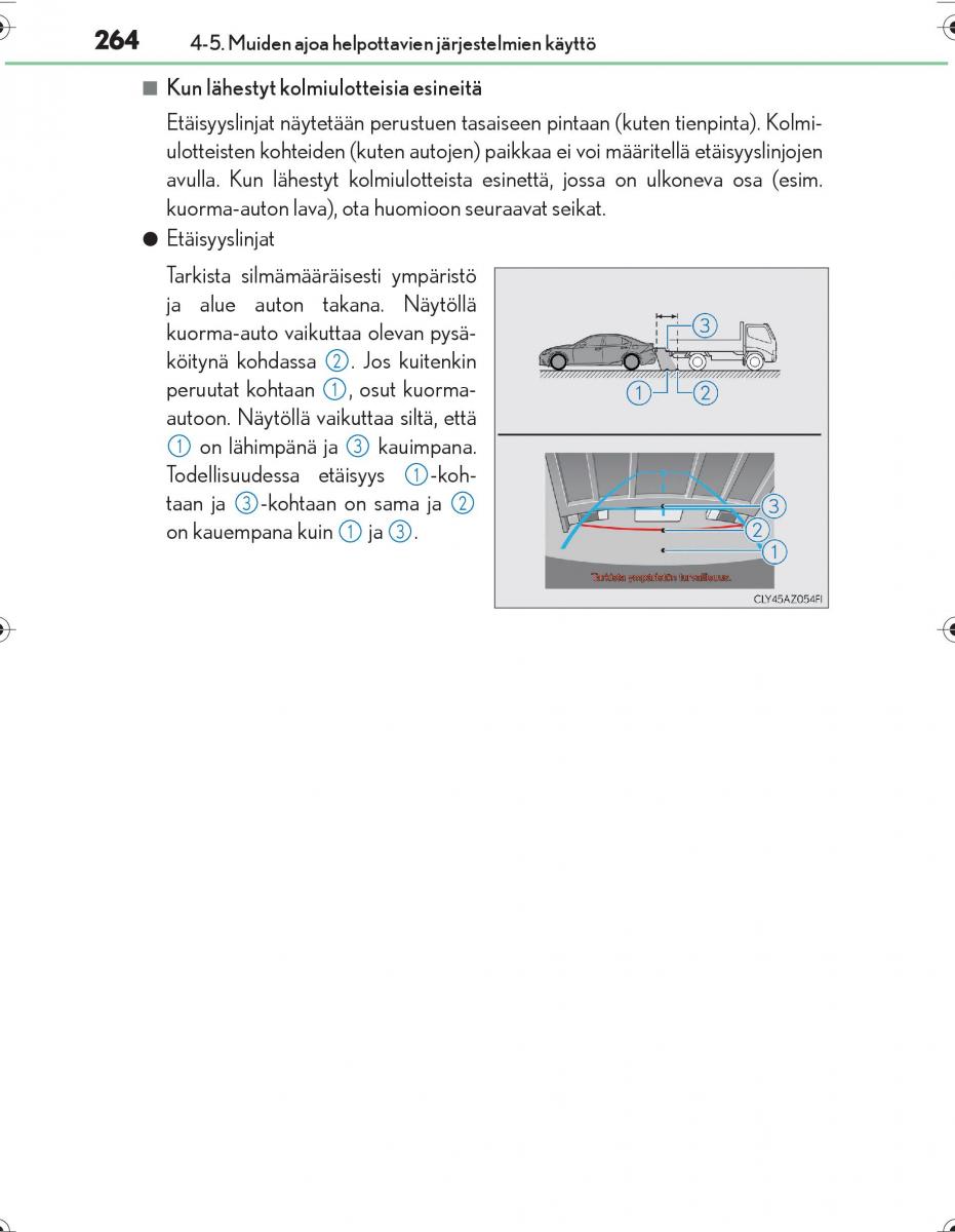 Lexus IS300h III 3 omistajan kasikirja / page 264