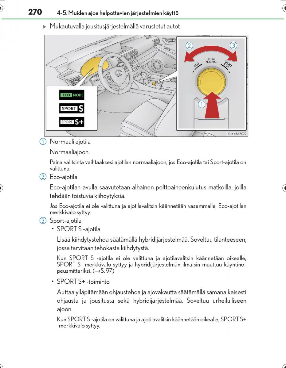 Lexus IS300h III 3 omistajan kasikirja / page 270