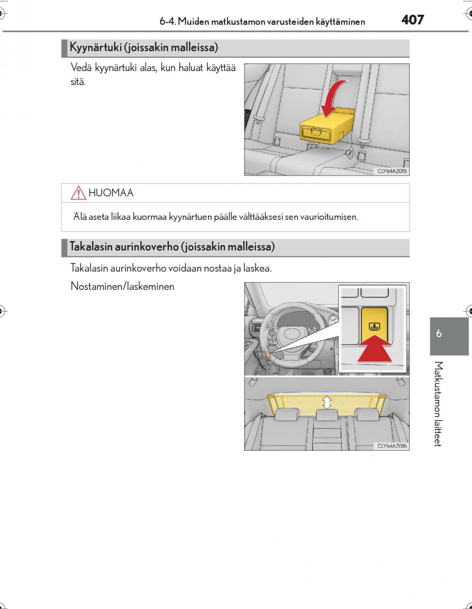 Lexus IS300h III 3 omistajan kasikirja / page 407