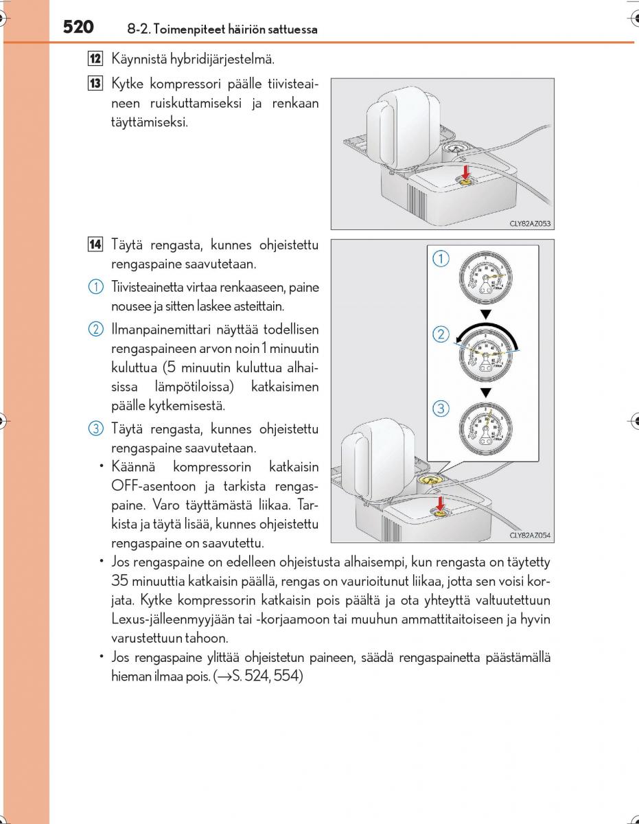 Lexus IS300h III 3 omistajan kasikirja / page 520