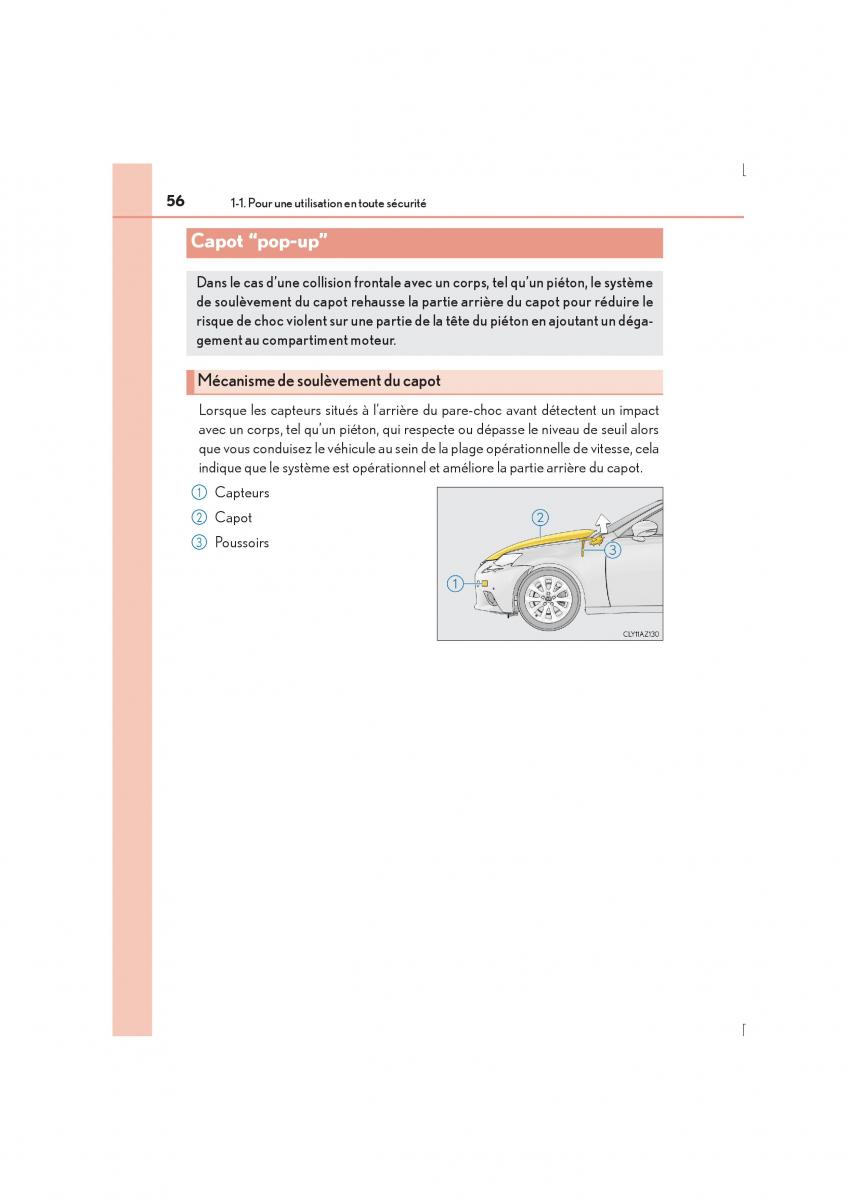 Lexus IS300h III 3 manuel du proprietaire / page 56