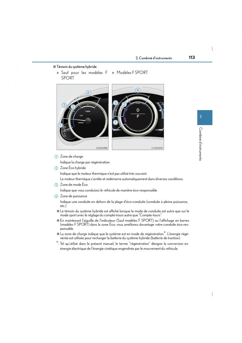 Lexus IS300h III 3 manuel du proprietaire / page 113