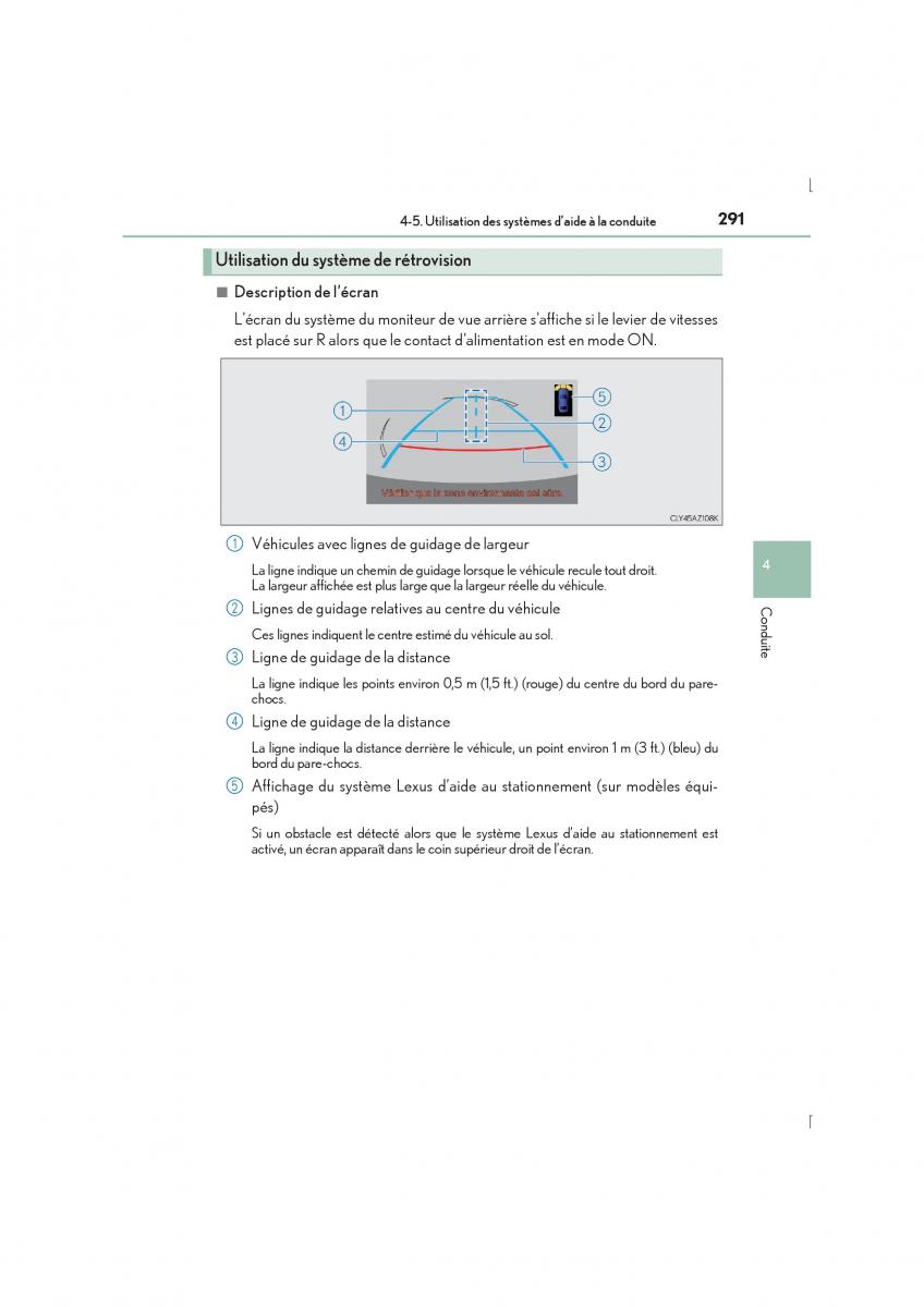 Lexus IS300h III 3 manuel du proprietaire / page 291