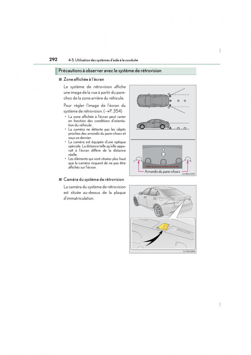 Lexus IS300h III 3 manuel du proprietaire / page 292