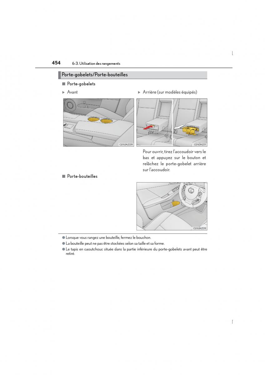 Lexus IS300h III 3 manuel du proprietaire / page 454