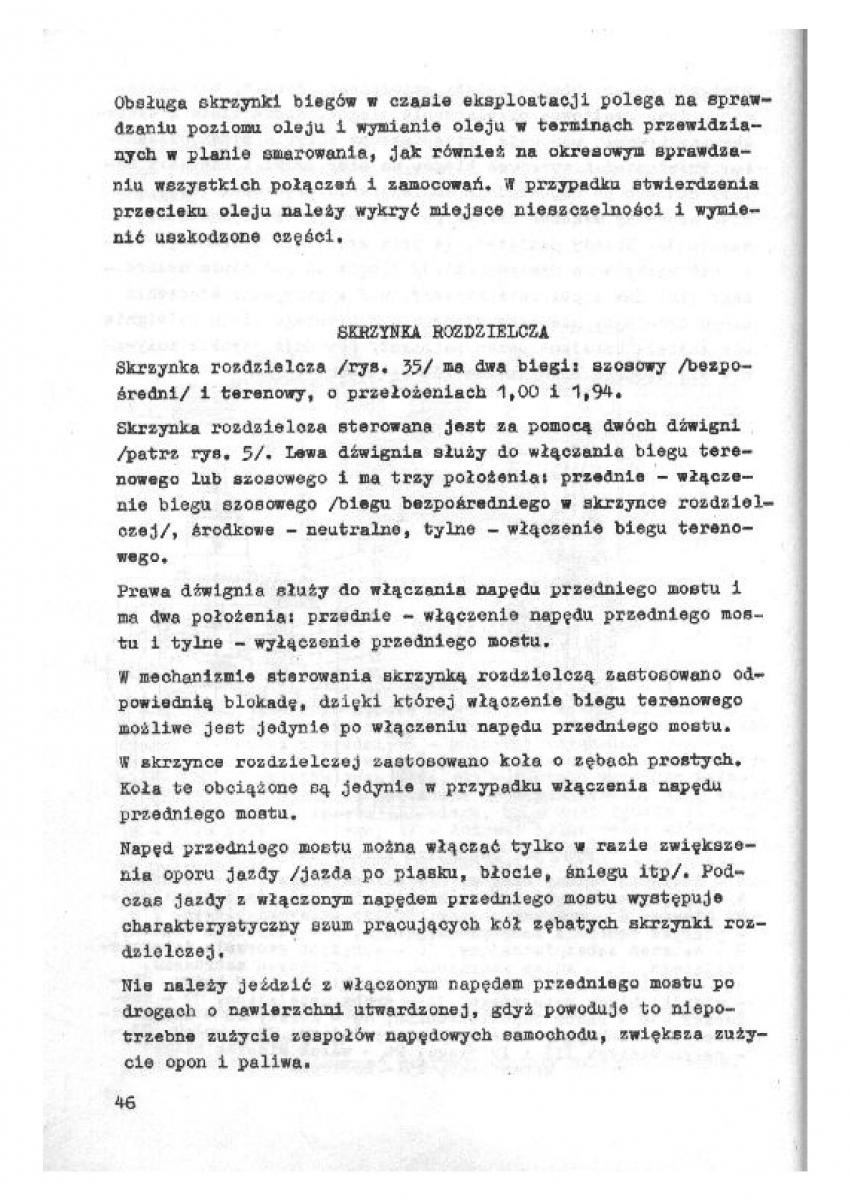 UAZ 469B instrukcja obslugi / page 44