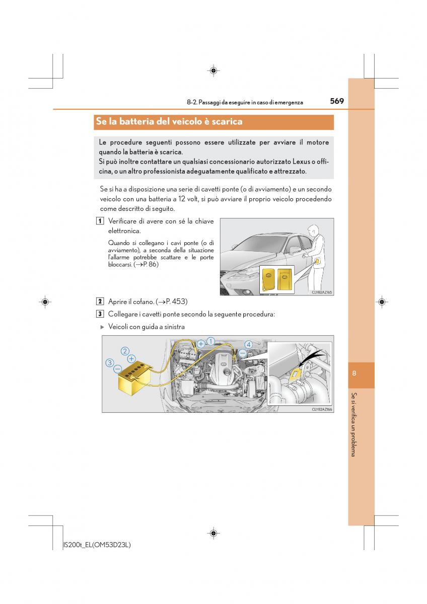 Lexus IS200t III 3 manuale del proprietario / page 569