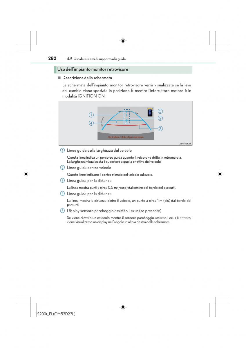 Lexus IS200t III 3 manuale del proprietario / page 282