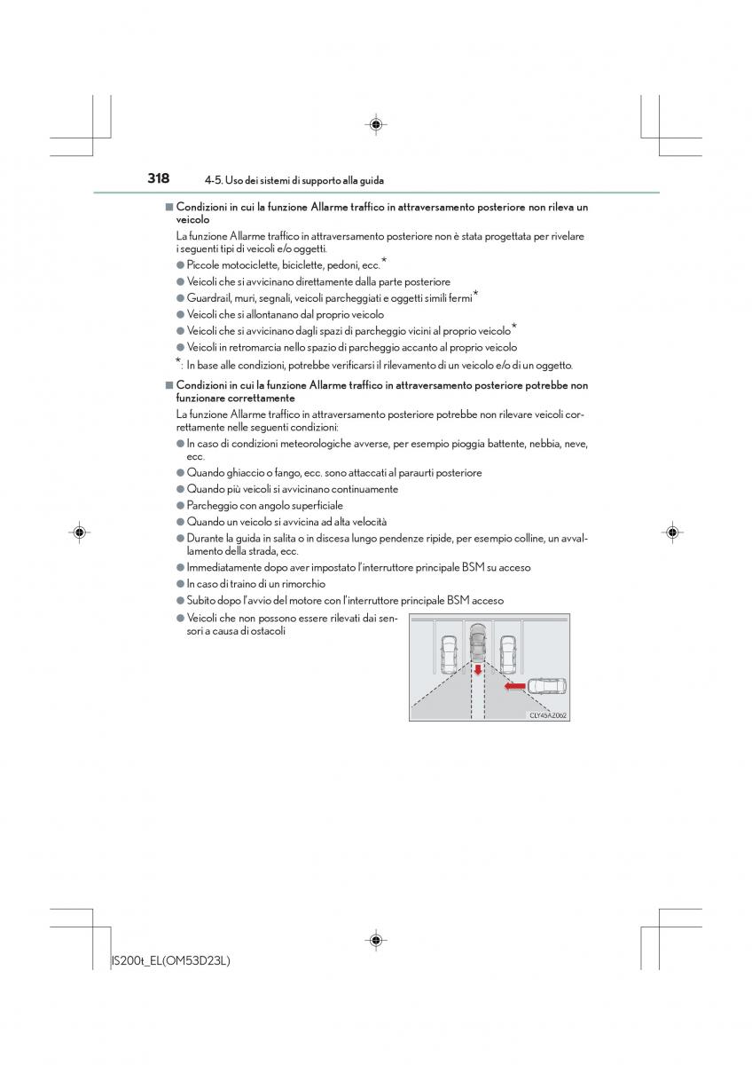 Lexus IS200t III 3 manuale del proprietario / page 318