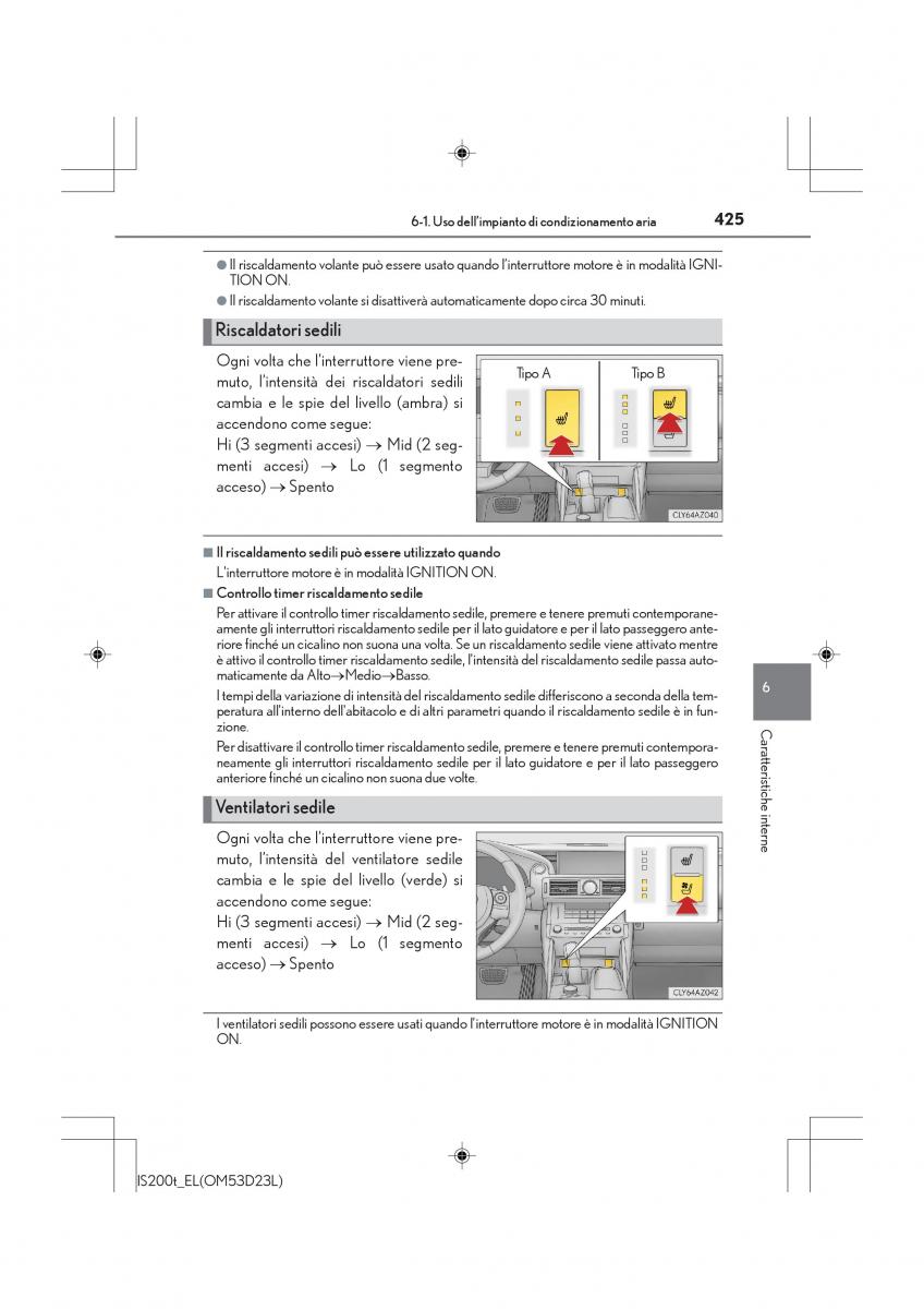 Lexus IS200t III 3 manuale del proprietario / page 425