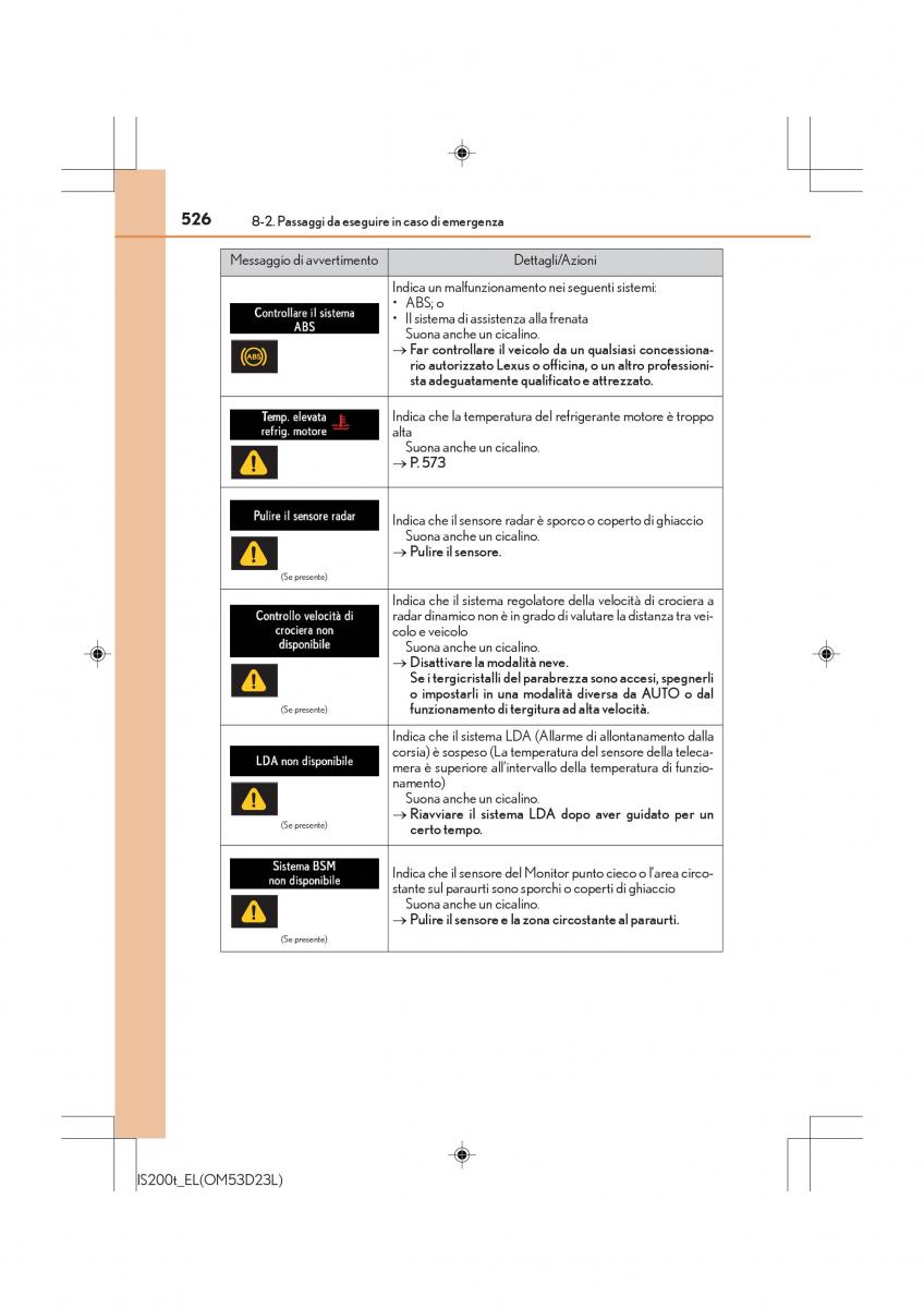Lexus IS200t III 3 manuale del proprietario / page 526