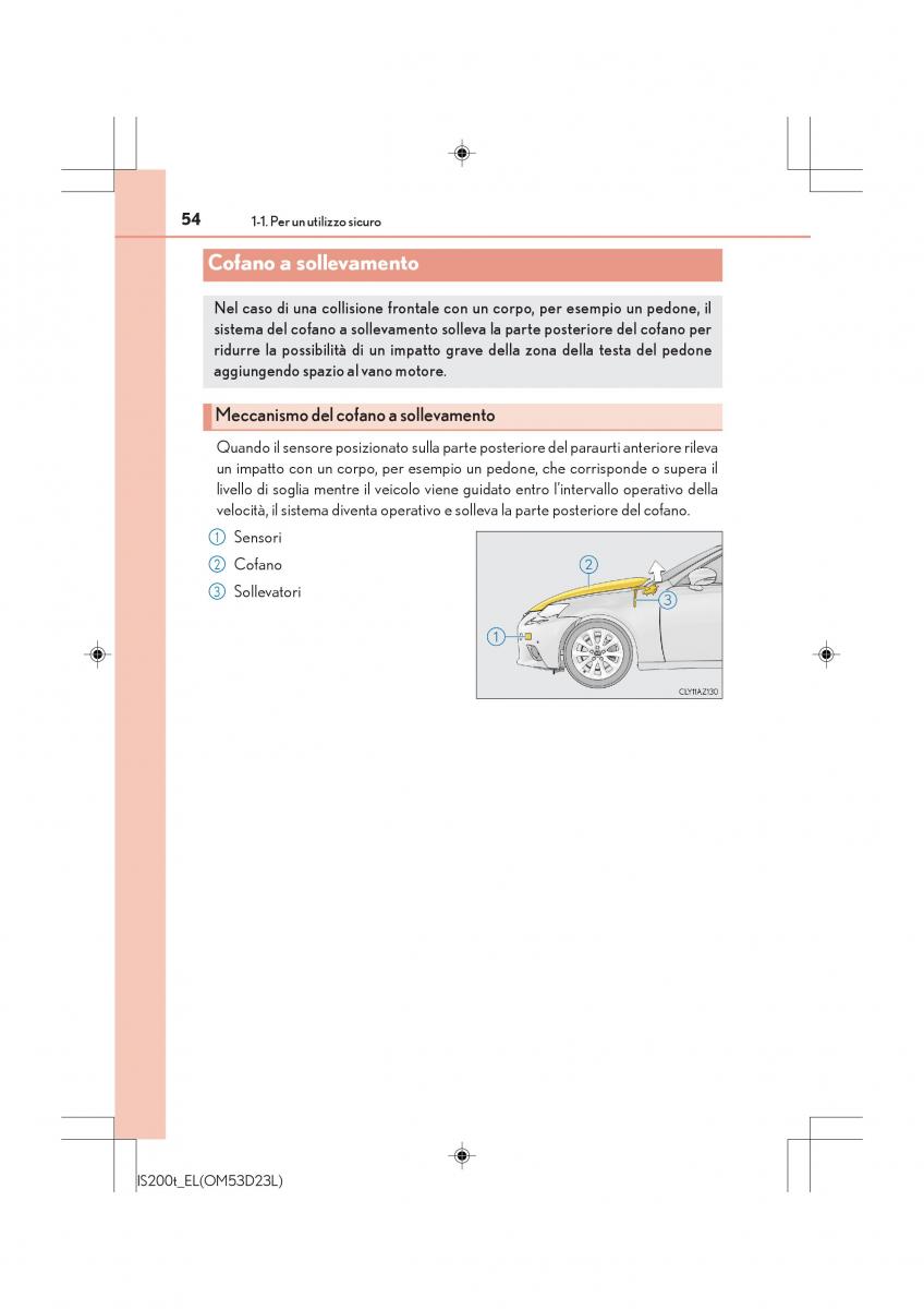 Lexus IS200t III 3 manuale del proprietario / page 54