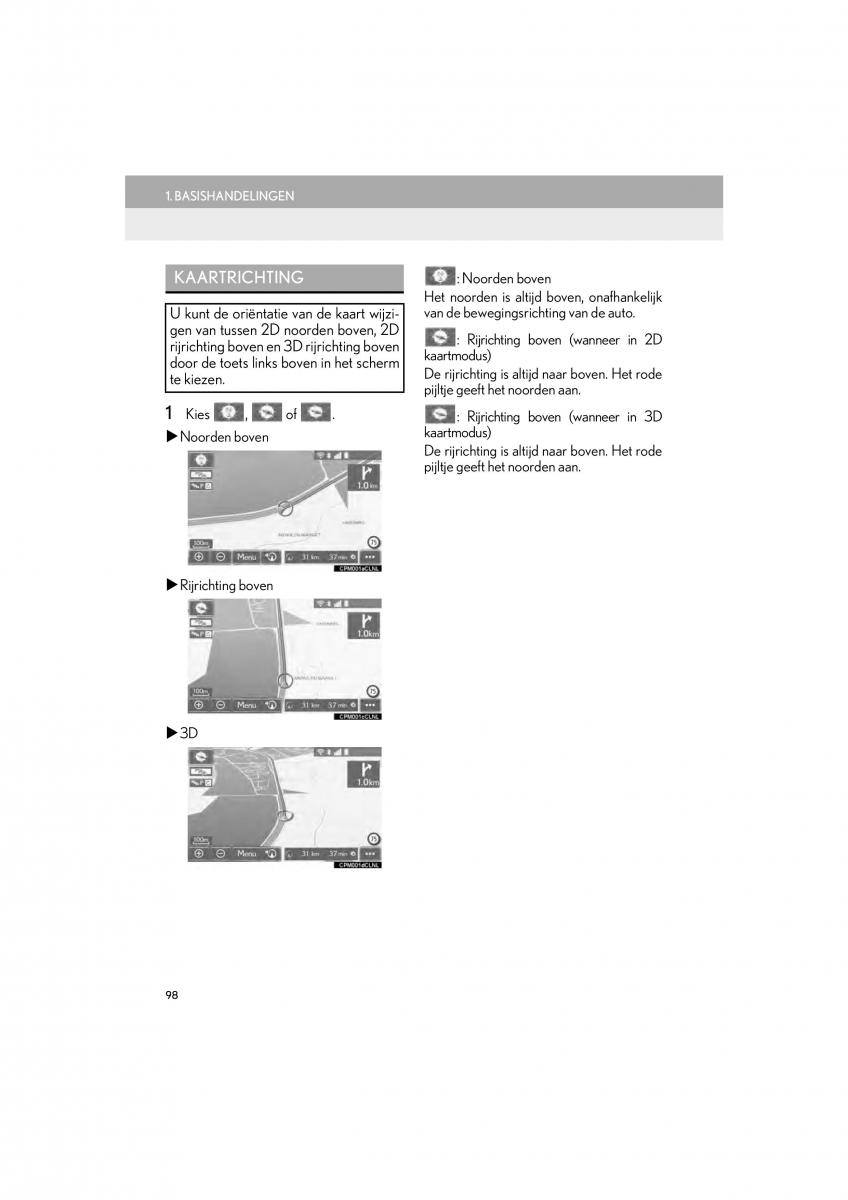 Lexus IS200t III 3 handleiding / page 98