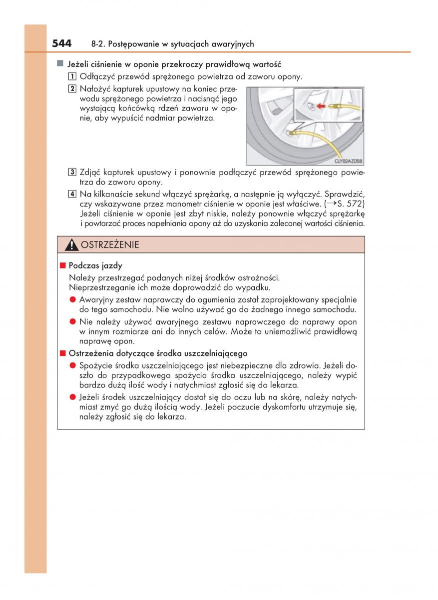 Lexus IS200t III 3 instrukcja obslugi / page 544