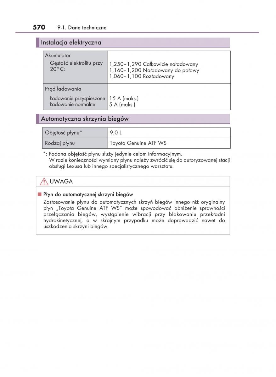 Lexus IS200t III 3 instrukcja obslugi / page 570