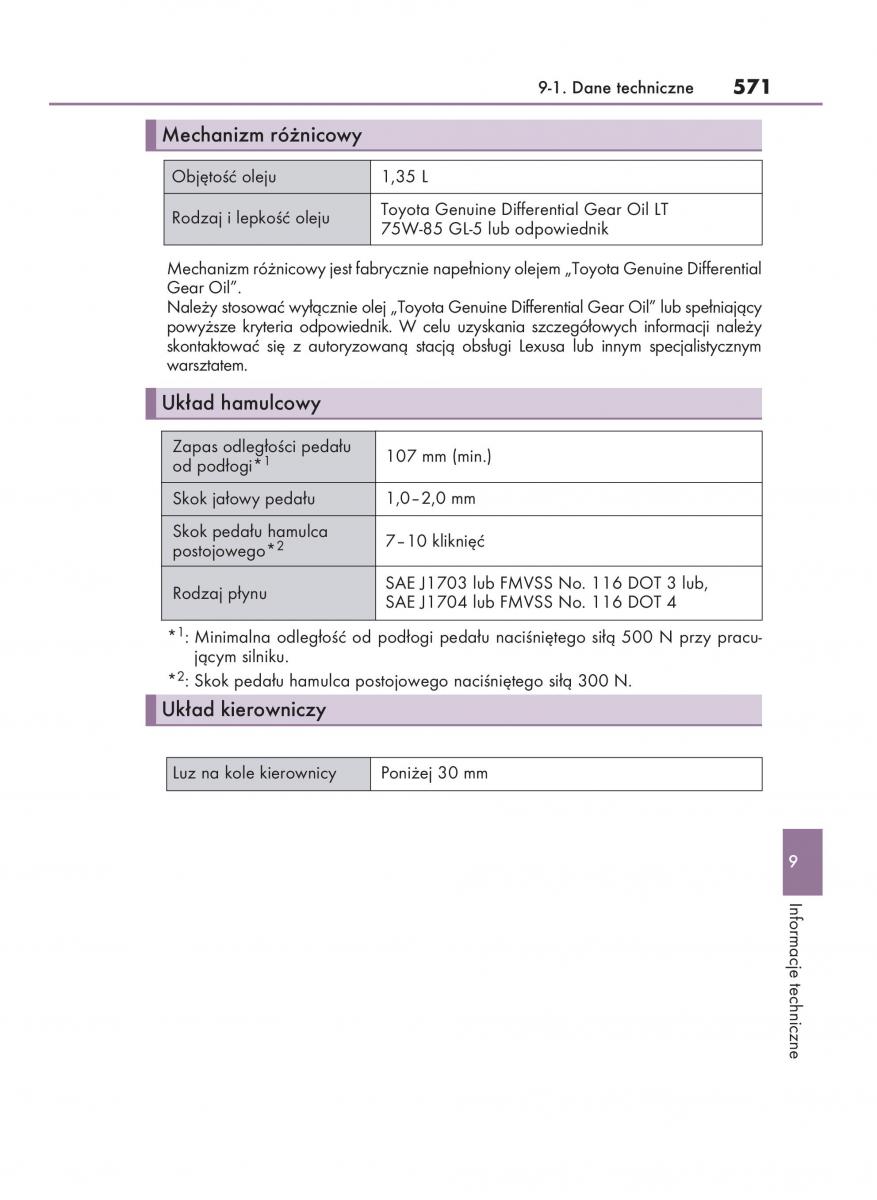 Lexus IS200t III 3 instrukcja obslugi / page 571