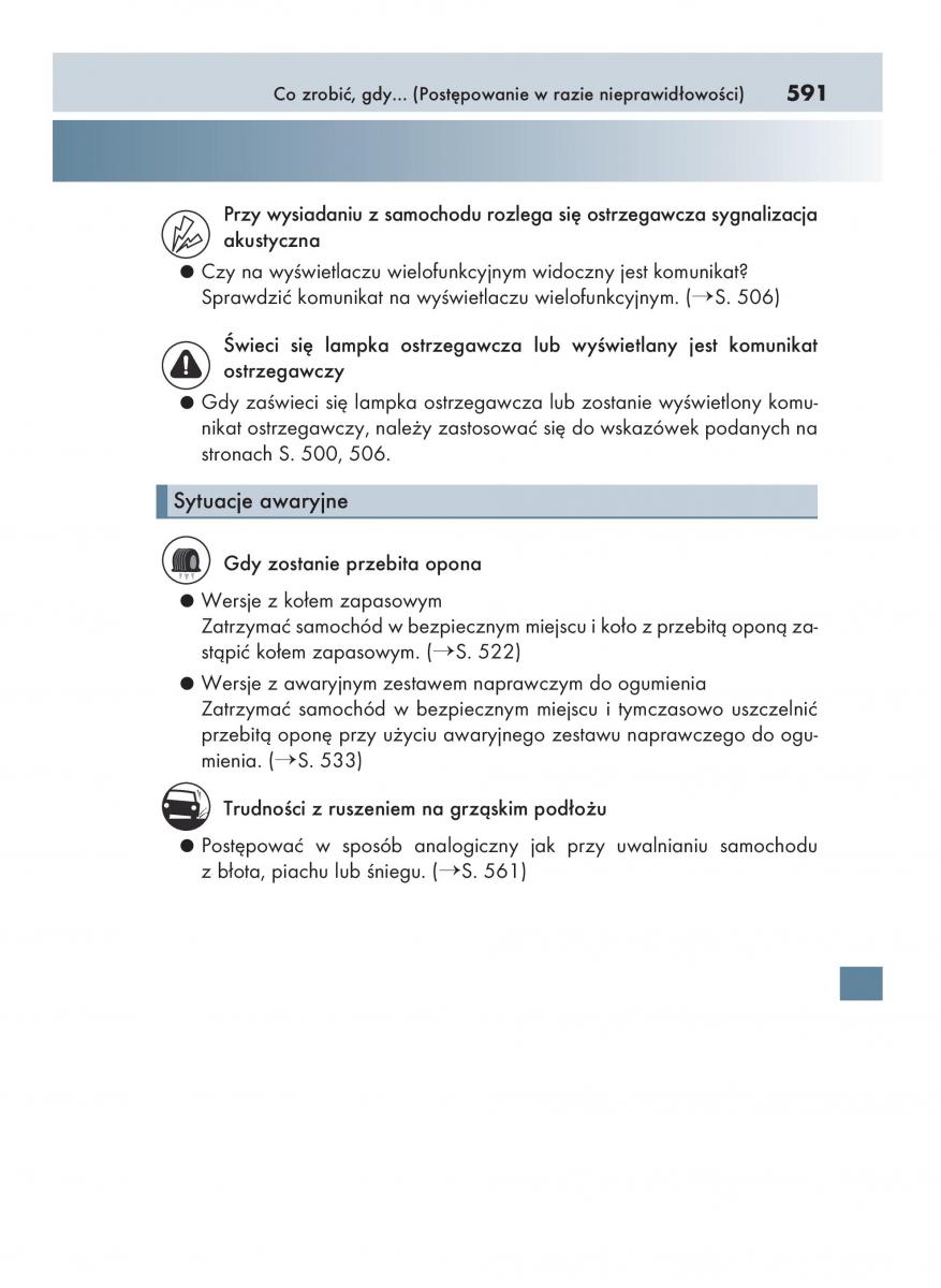 Lexus IS200t III 3 instrukcja obslugi / page 591