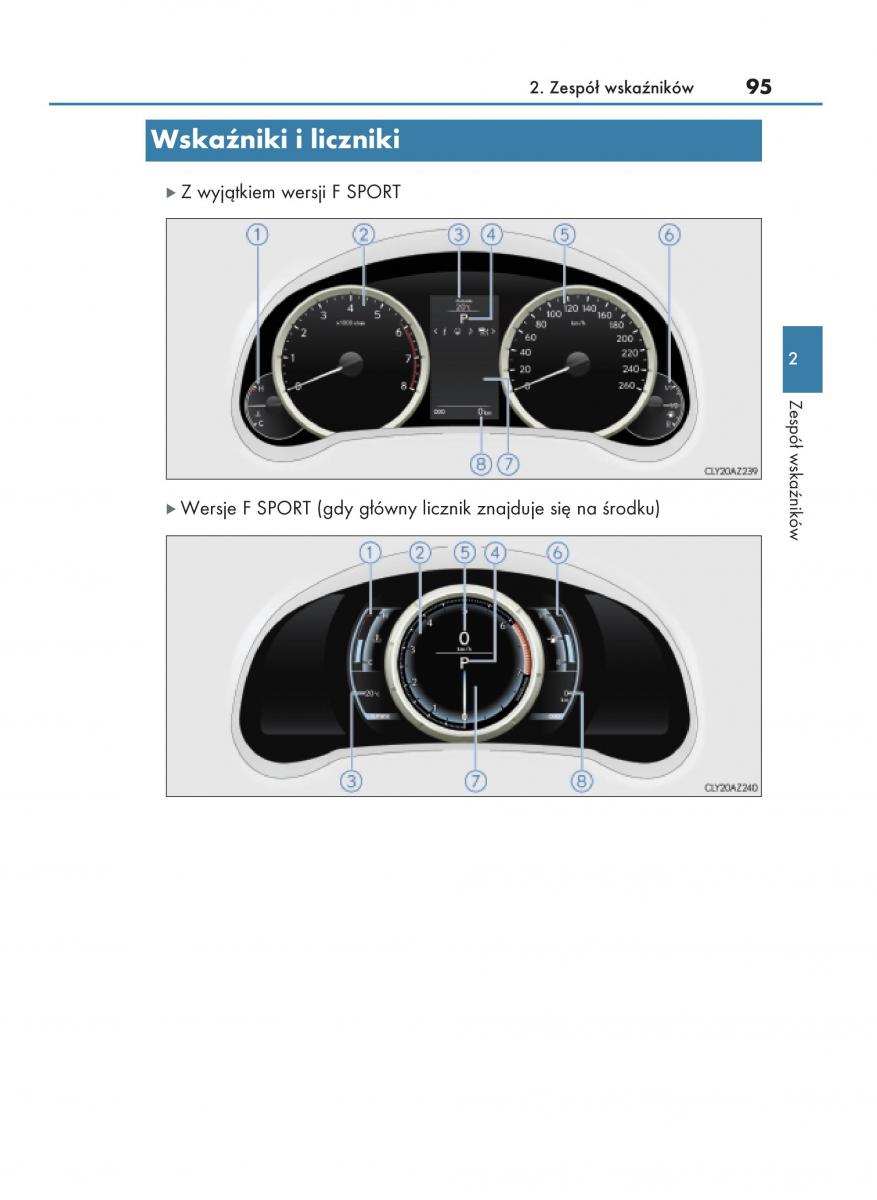 Lexus IS200t III 3 instrukcja obslugi / page 95