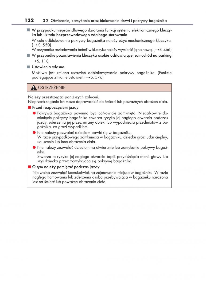 Lexus IS200t III 3 instrukcja obslugi / page 132