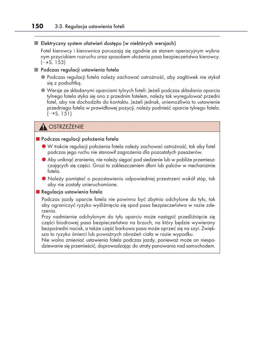 Lexus IS200t III 3 instrukcja obslugi / page 150