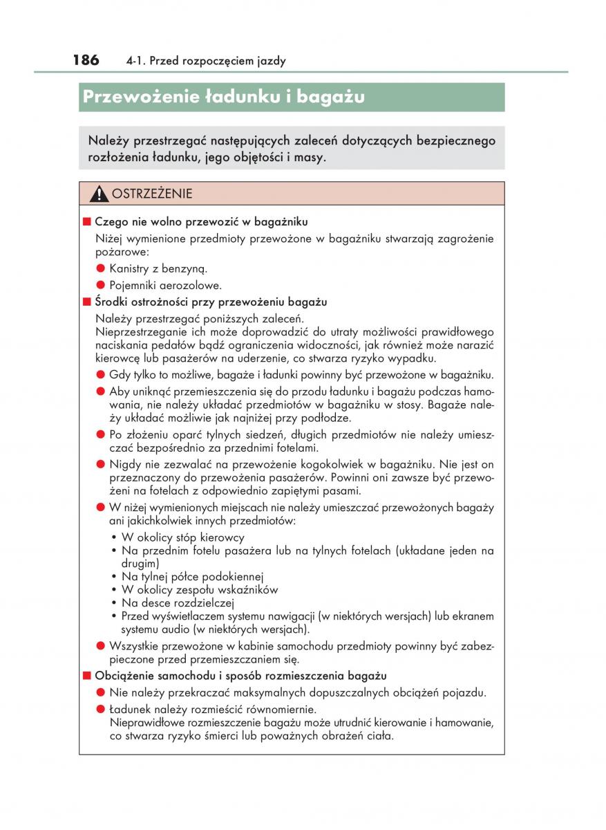 Lexus IS200t III 3 instrukcja obslugi / page 186