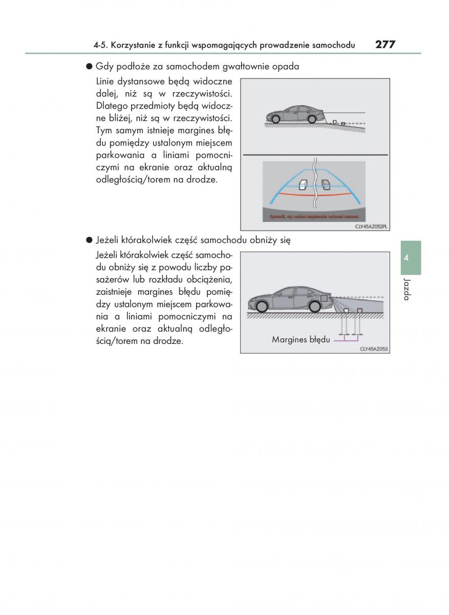 Lexus IS200t III 3 instrukcja obslugi / page 277