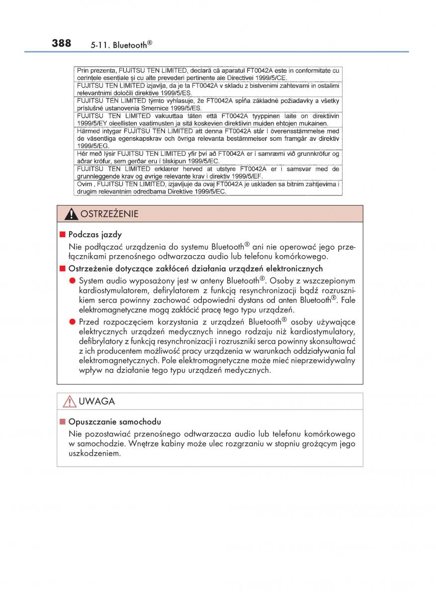 Lexus IS200t III 3 instrukcja obslugi / page 388