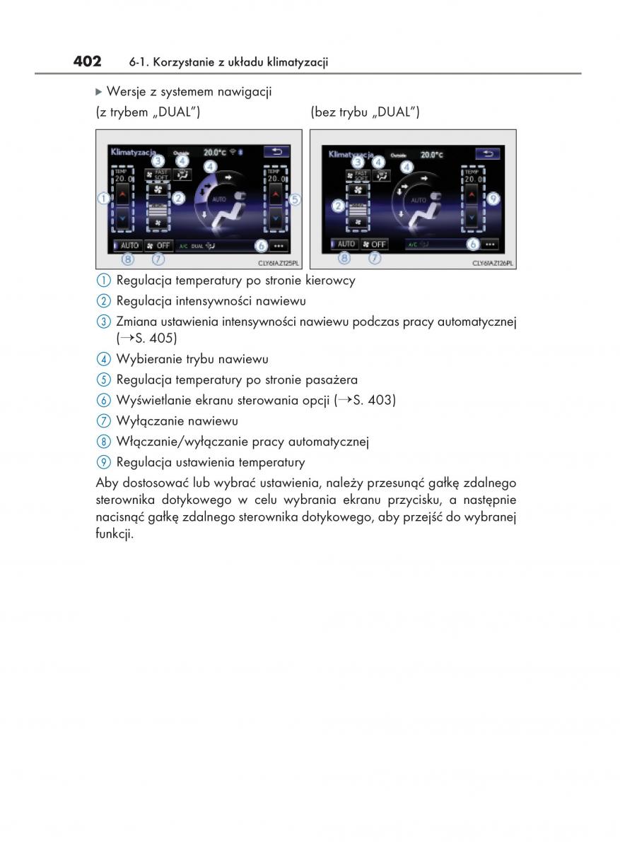 Lexus IS200t III 3 instrukcja obslugi / page 402