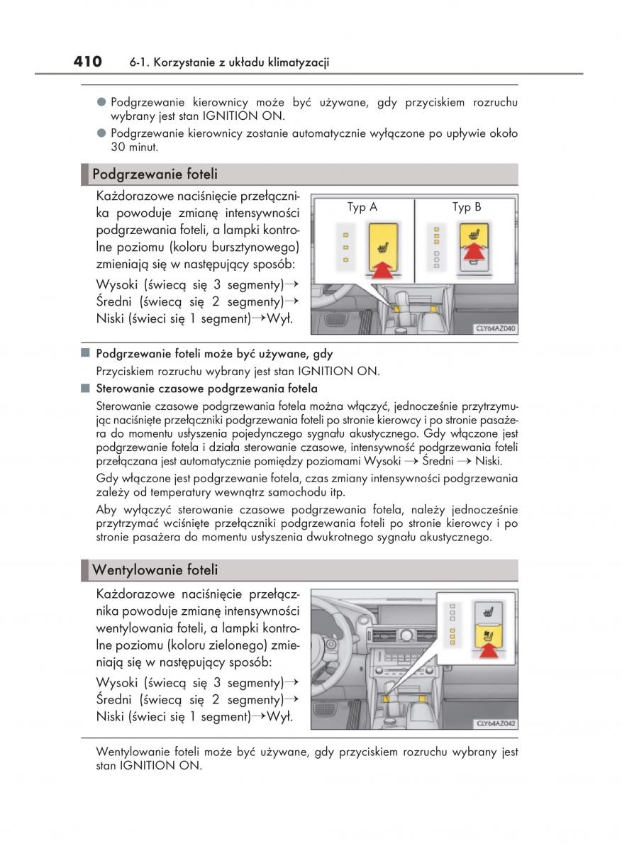 Lexus IS200t III 3 instrukcja obslugi / page 410