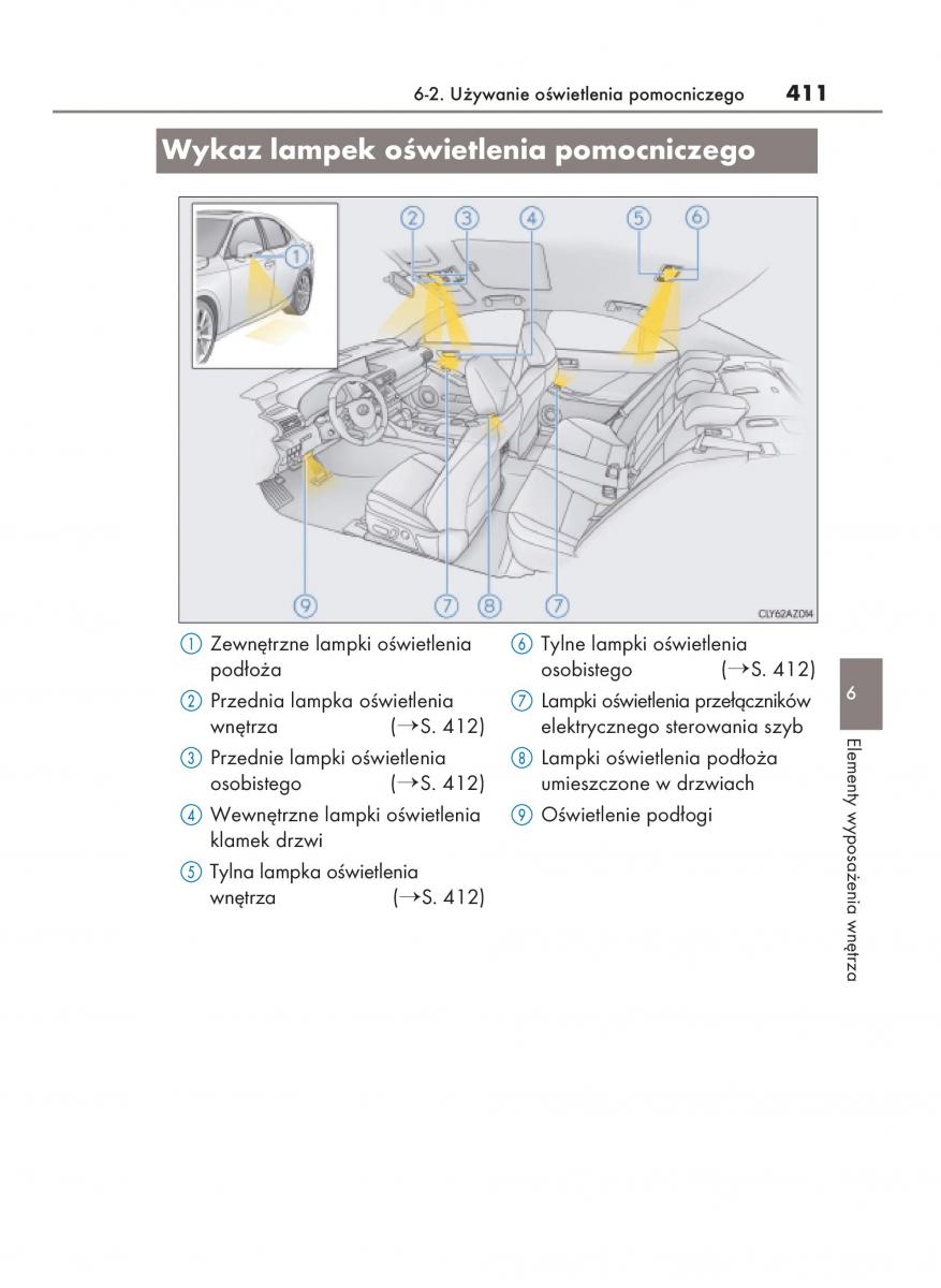 Lexus IS200t III 3 instrukcja obslugi / page 411