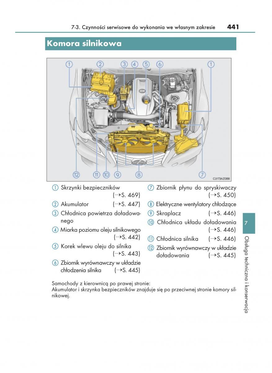 Lexus IS200t III 3 instrukcja obslugi / page 441