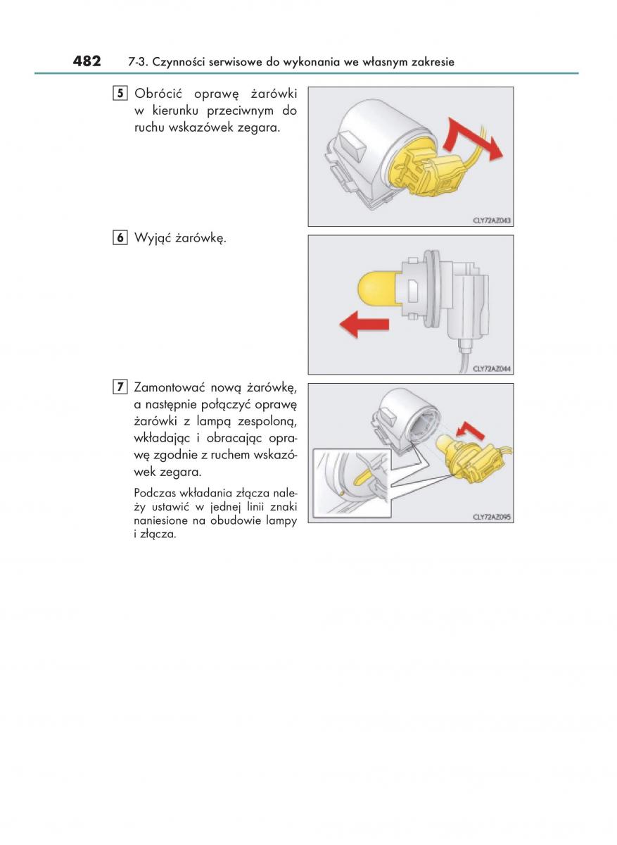 Lexus IS200t III 3 instrukcja obslugi / page 482