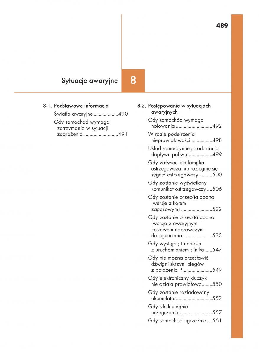 Lexus IS200t III 3 instrukcja obslugi / page 489