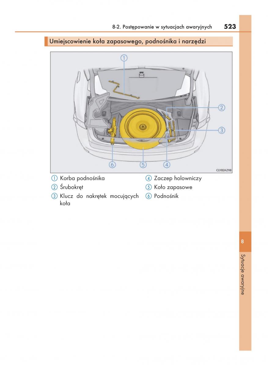 Lexus IS200t III 3 instrukcja obslugi / page 523