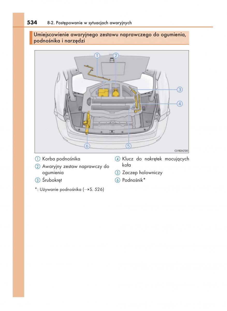 Lexus IS200t III 3 instrukcja obslugi / page 534