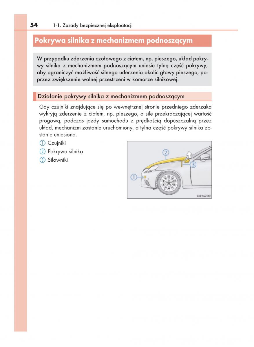 Lexus IS200t III 3 instrukcja obslugi / page 54