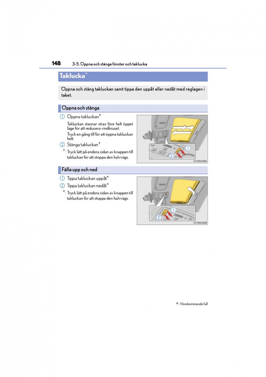 Lexus IS200t III 3 instruktionsbok / page 148