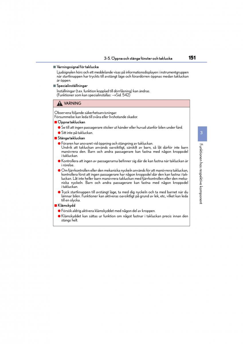 Lexus IS200t III 3 instruktionsbok / page 151