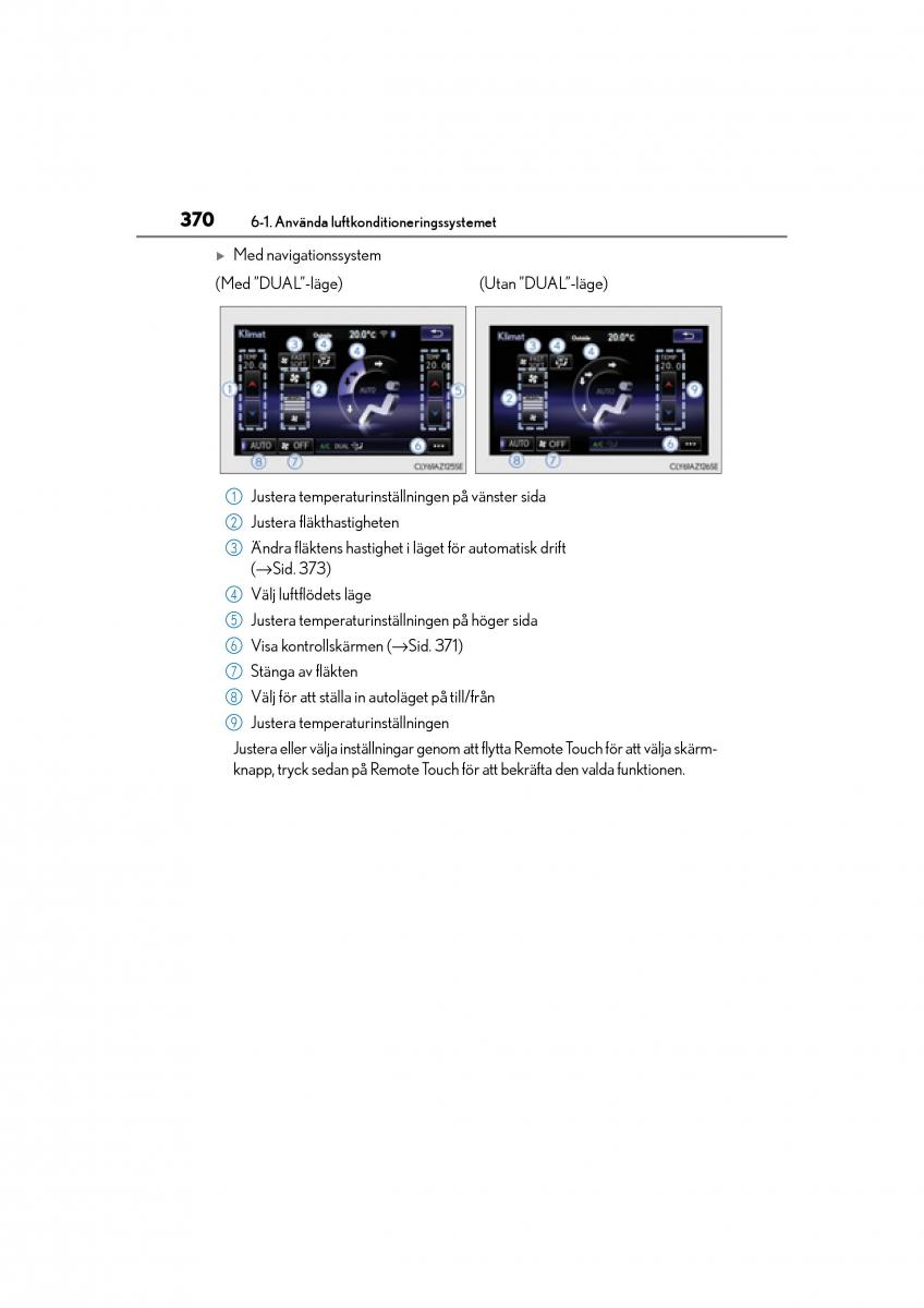 Lexus IS200t III 3 instruktionsbok / page 370