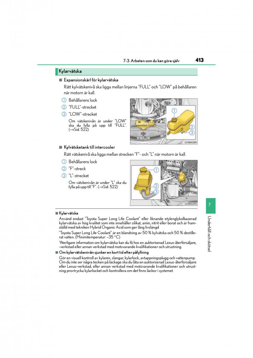 Lexus IS200t III 3 instruktionsbok / page 413