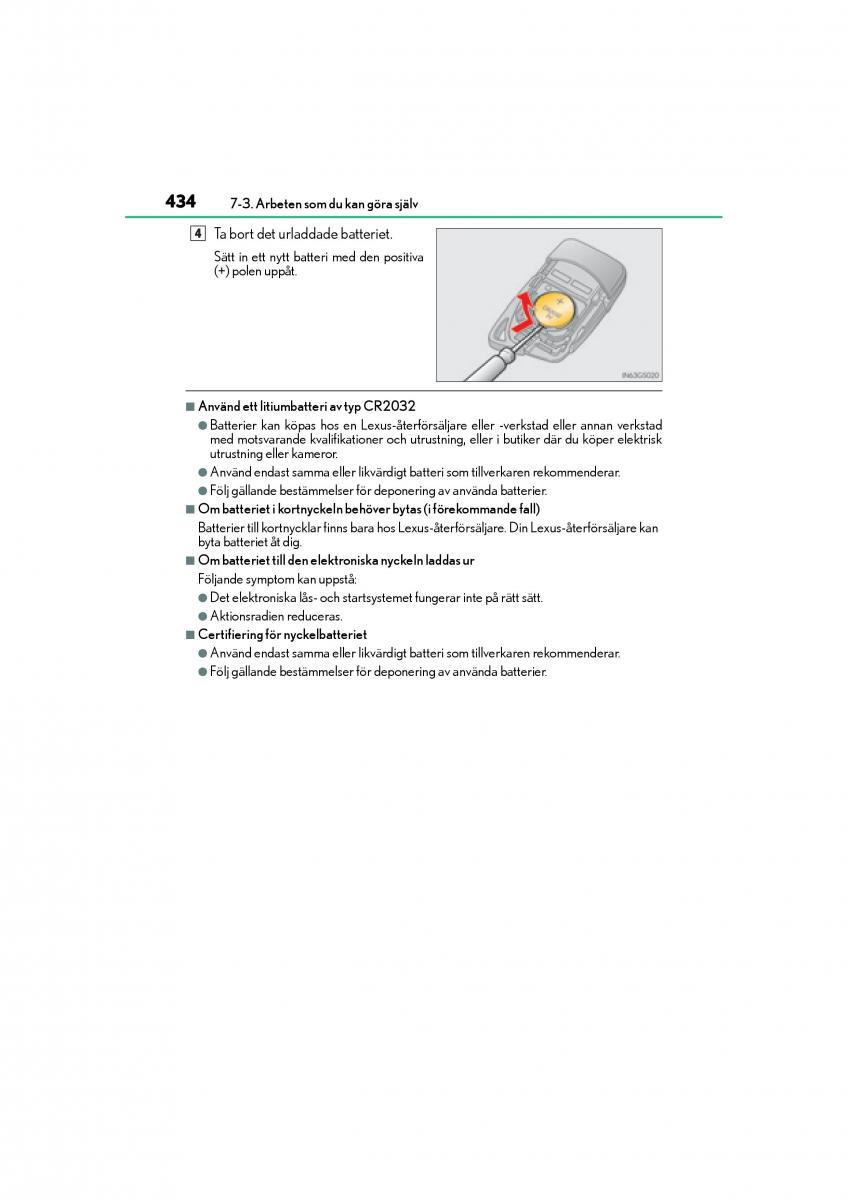 Lexus IS200t III 3 instruktionsbok / page 434