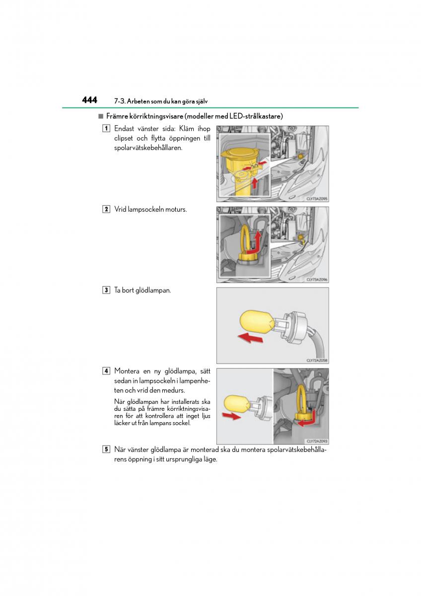 Lexus IS200t III 3 instruktionsbok / page 444