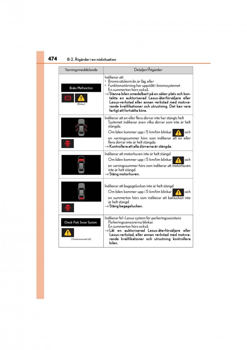 Lexus IS200t III 3 instruktionsbok / page 474