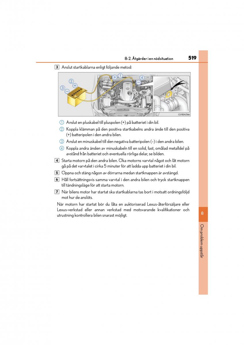 Lexus IS200t III 3 instruktionsbok / page 519