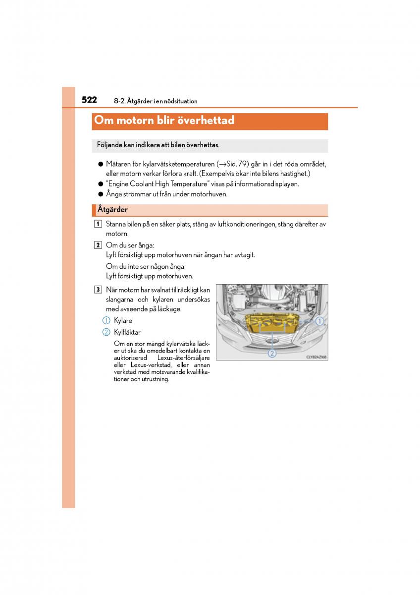 Lexus IS200t III 3 instruktionsbok / page 522