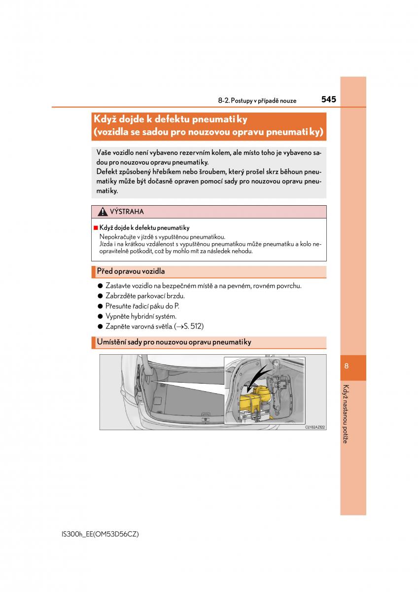 Lexus IS300h III 3 navod k obsludze / page 545