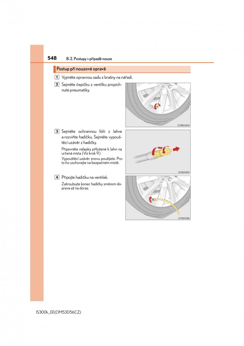 Lexus IS300h III 3 navod k obsludze / page 548