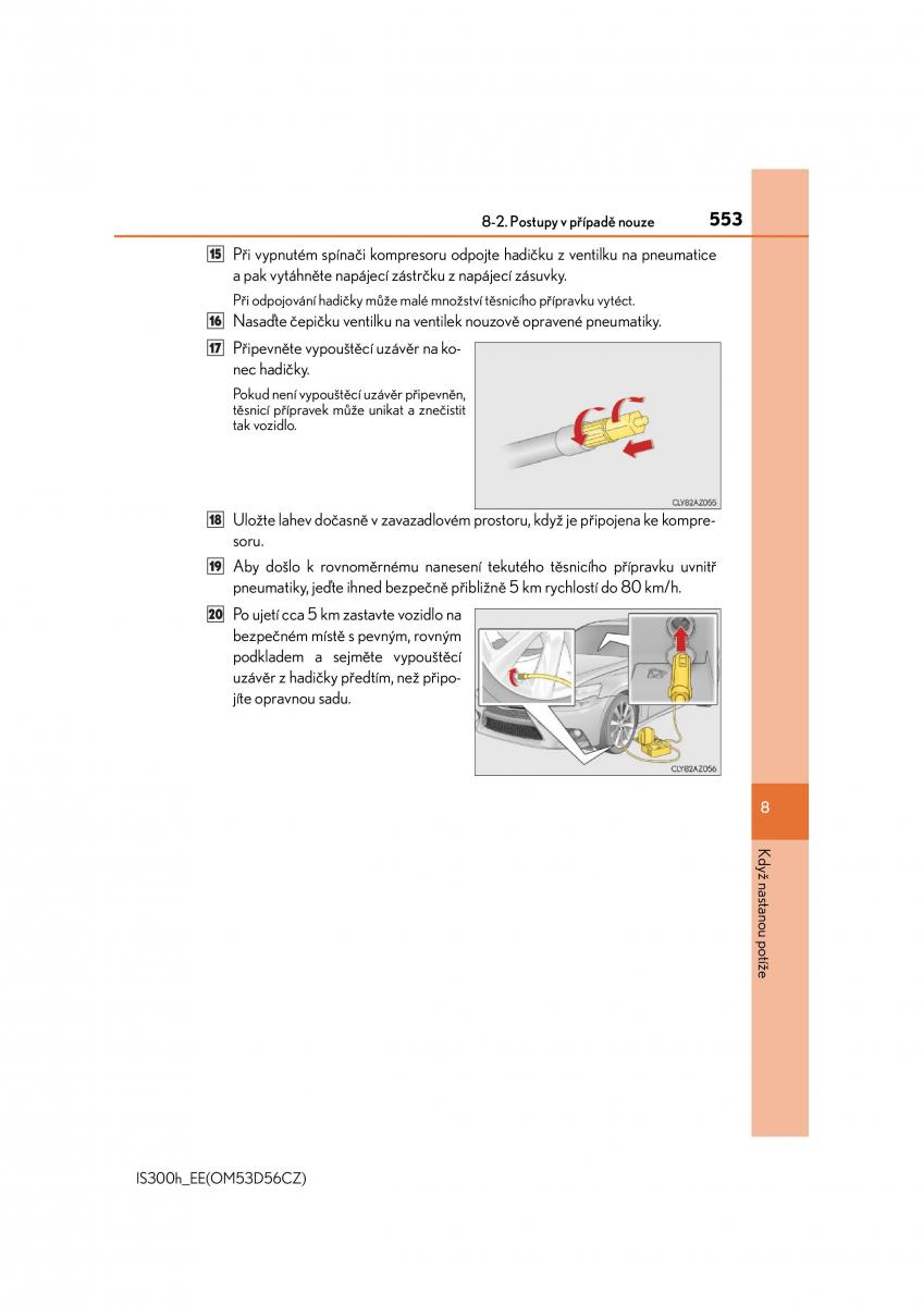 Lexus IS300h III 3 navod k obsludze / page 553