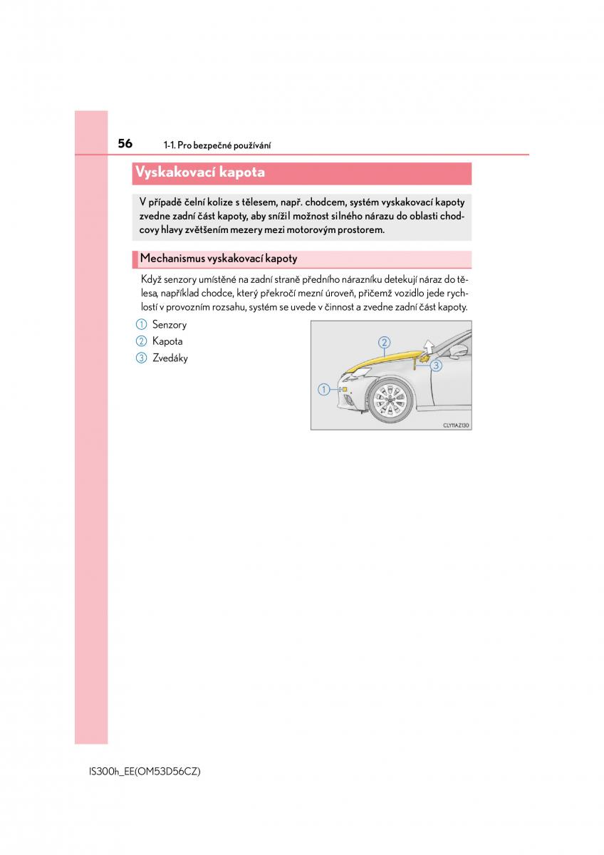 Lexus IS300h III 3 navod k obsludze / page 56