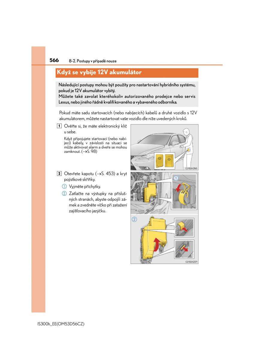 Lexus IS300h III 3 navod k obsludze / page 566